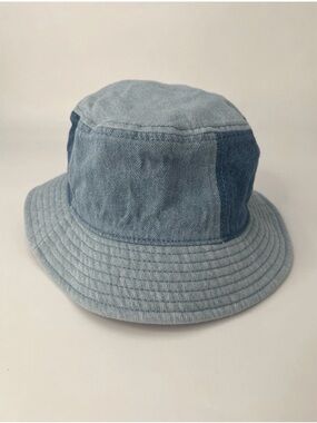 aerie Denim Indigo Patchwork Bucket Hat
